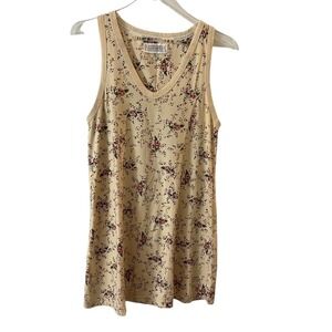 Victoria's Secret Country Floral Print Sleeveless Mini Dress V Neck‎ Cottagecore